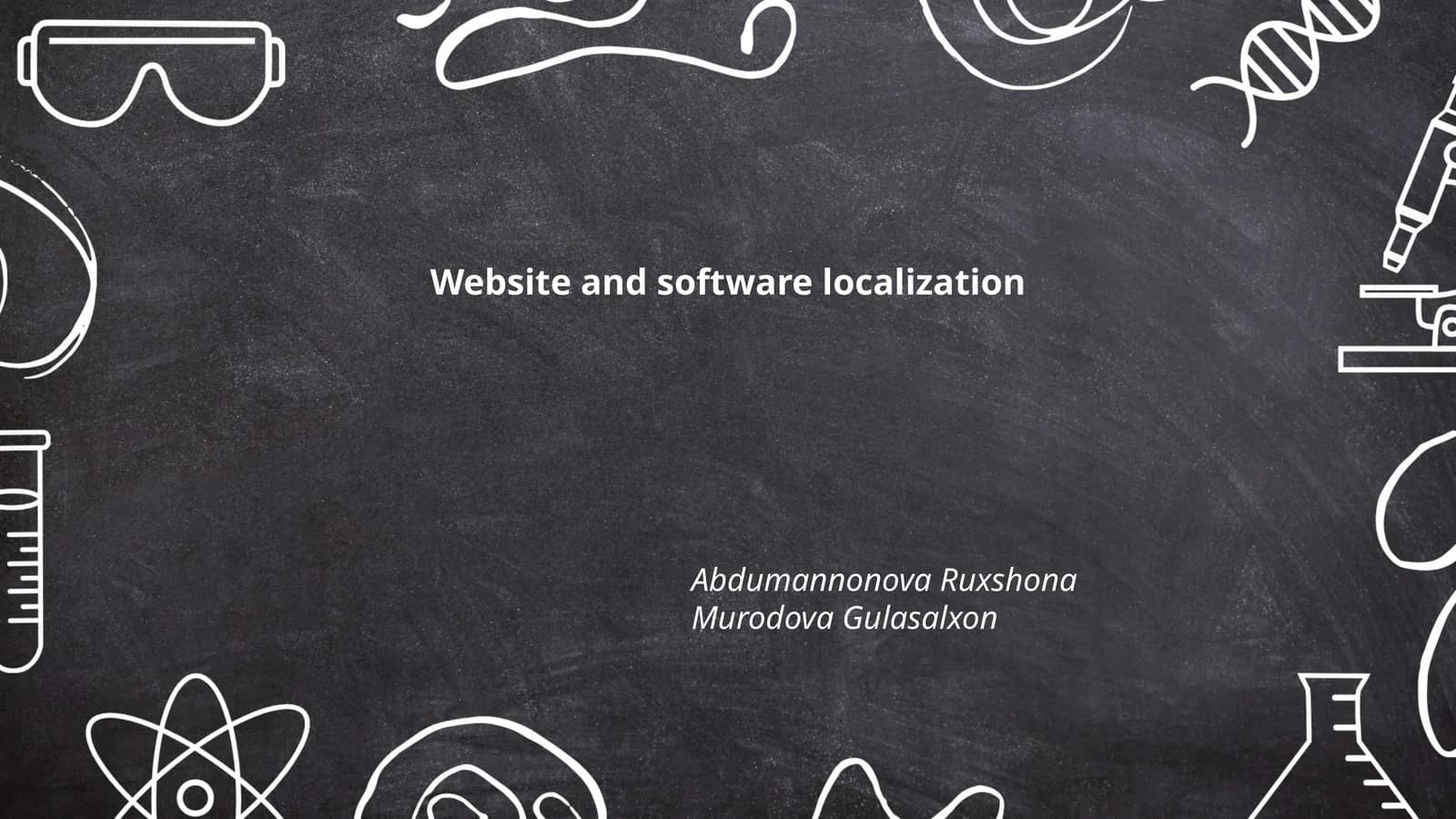 Website and software localization