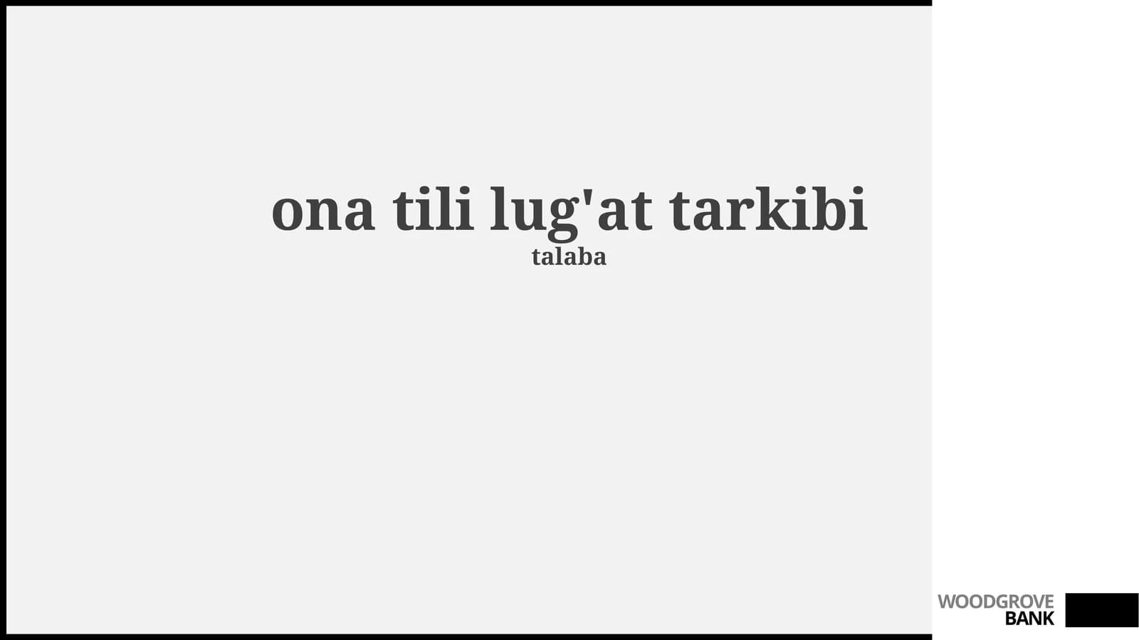 Ona tili lug'ati