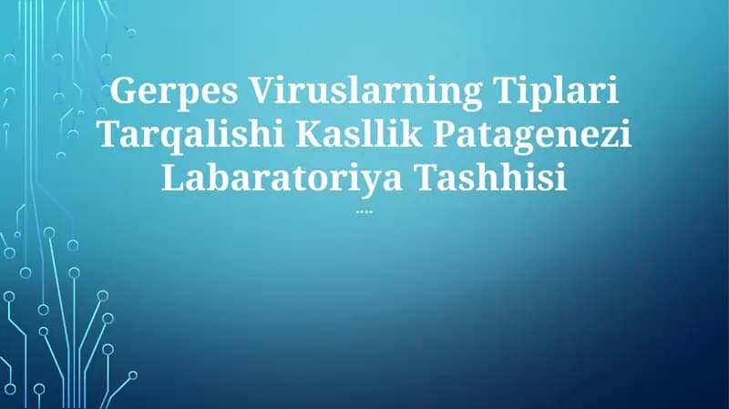 Gerpes Viruslar