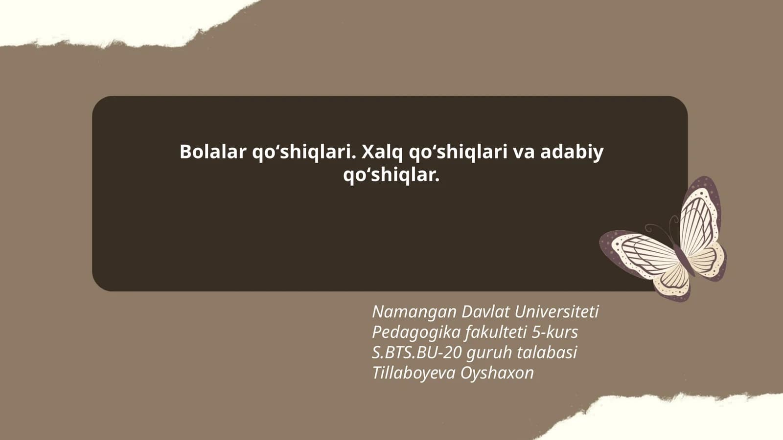 Bolalar qoʻshiqlari