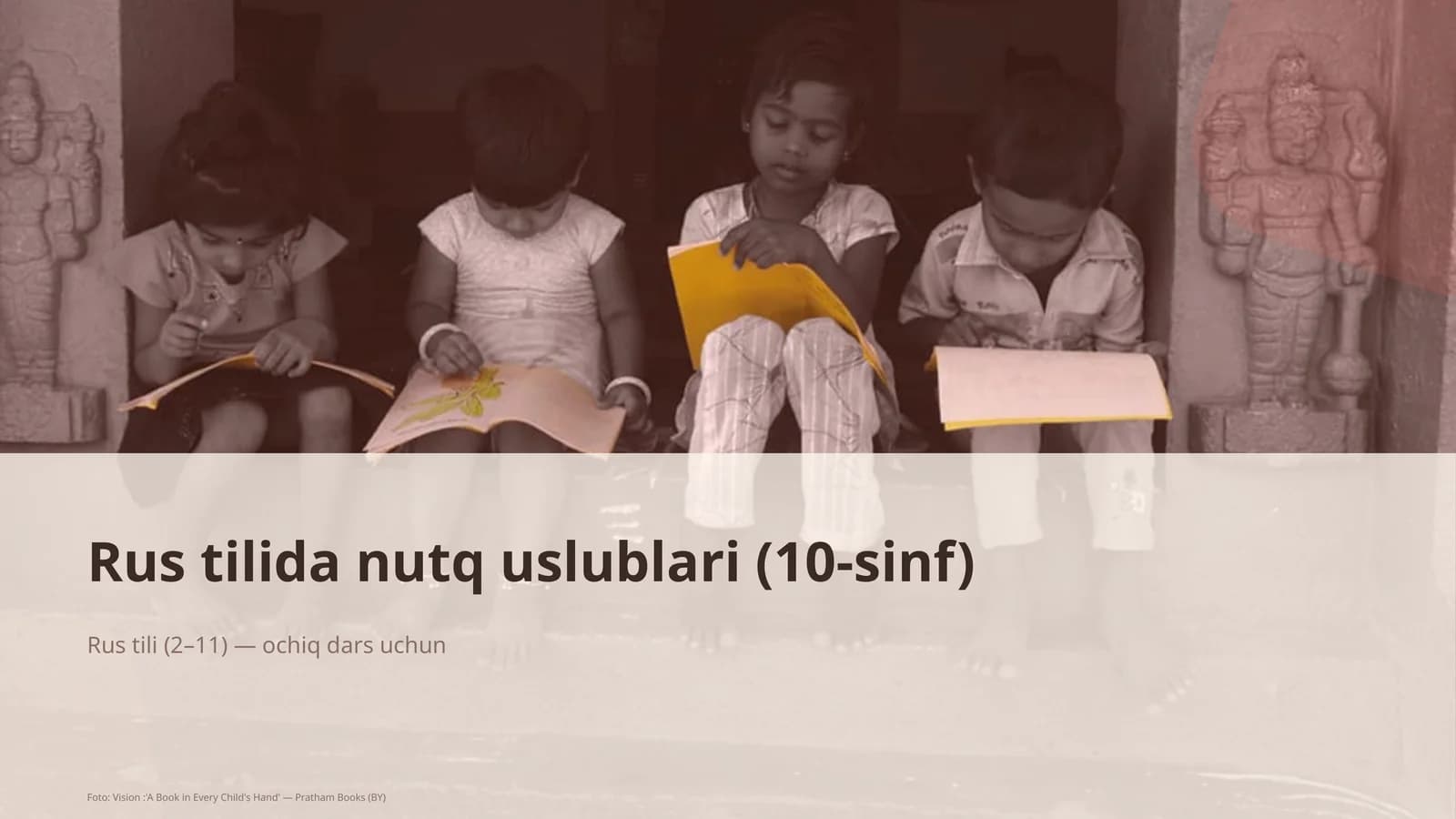 Rus tilida nutq uslublari (10-sinf)