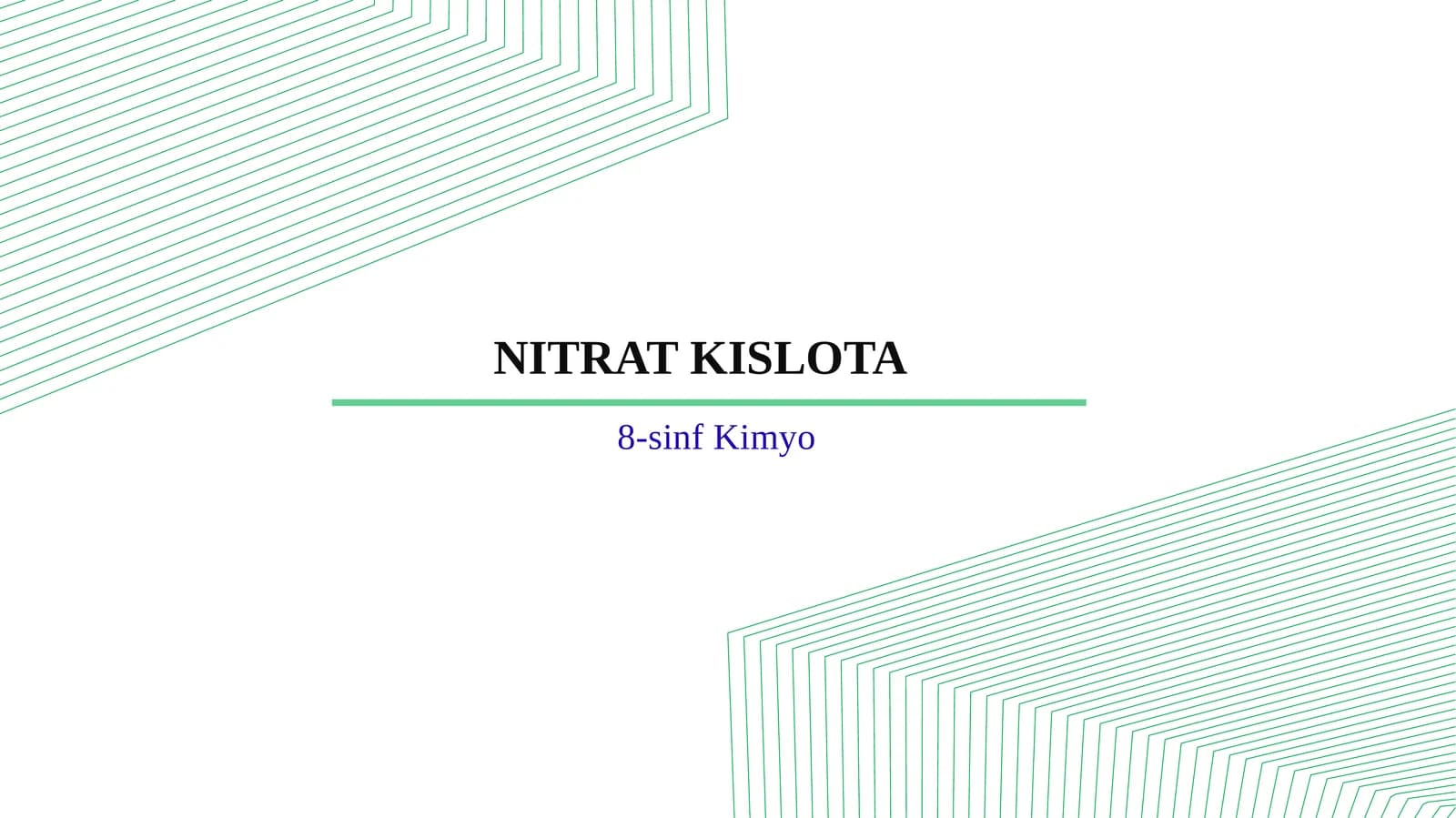 NITRAT KISLOTA