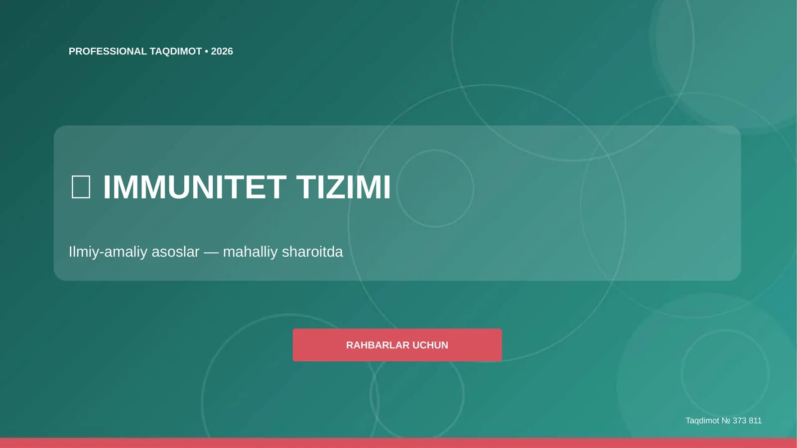 IMMUNITET TIZIMI