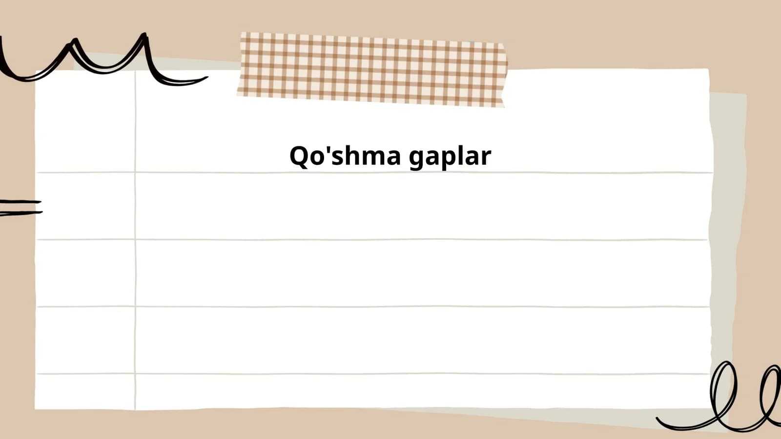 Qo'shma gaplar