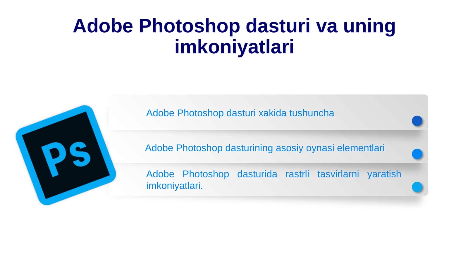 Adobe Photoshop dasturi
