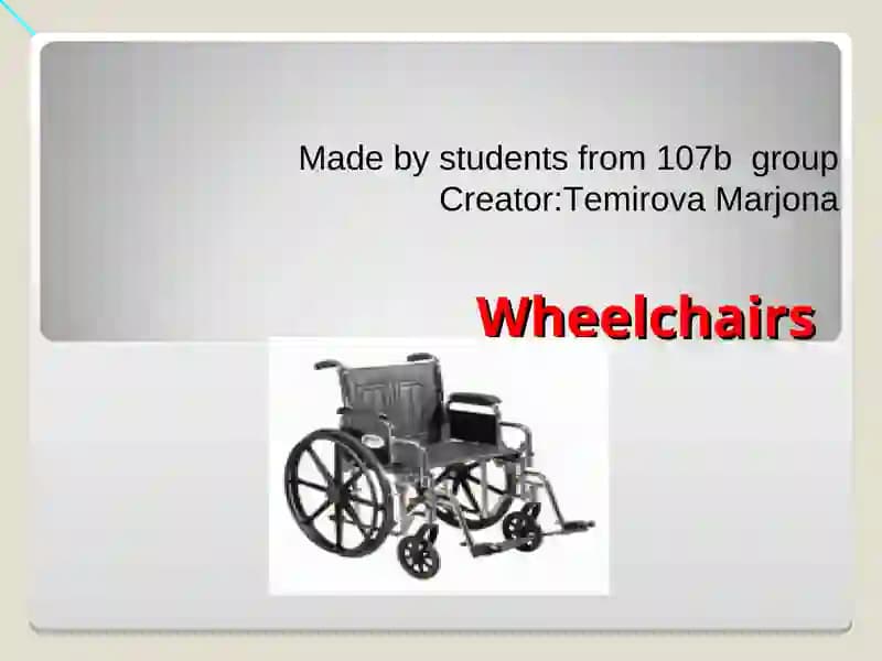 Wheelchairs