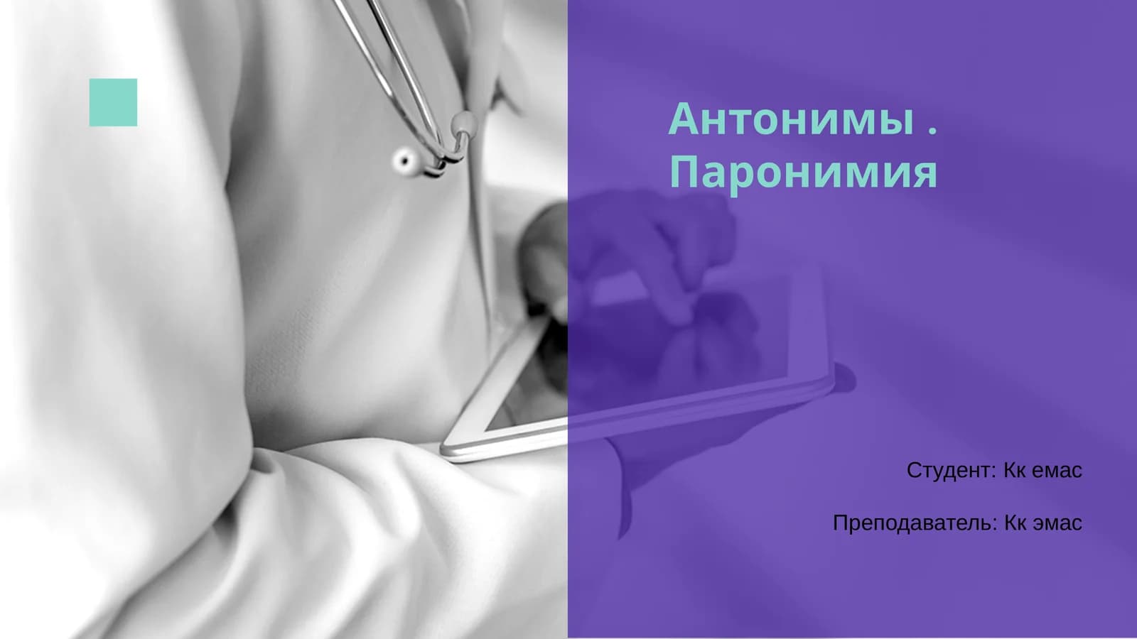 Антонимы. Паронимия