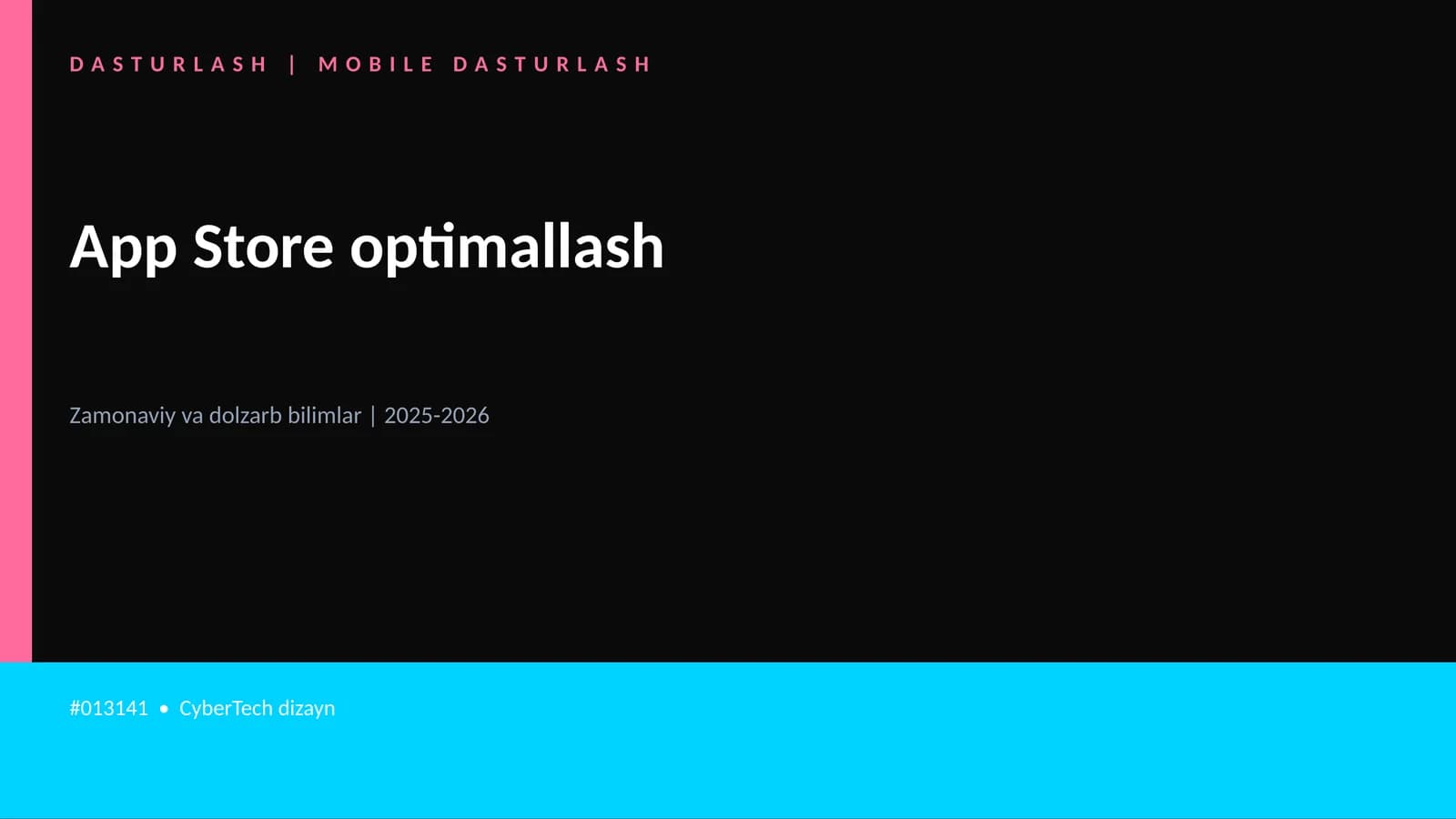 App Store optimallash