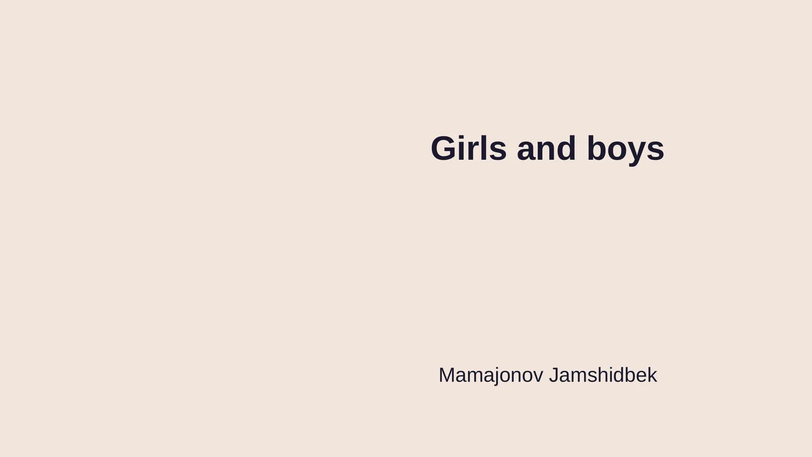 Mamajonov Jamshidbek