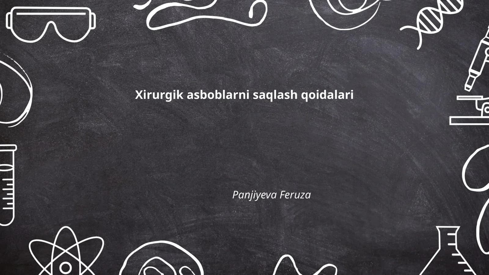 Xirurgik asboblarni saqlash qoidalari