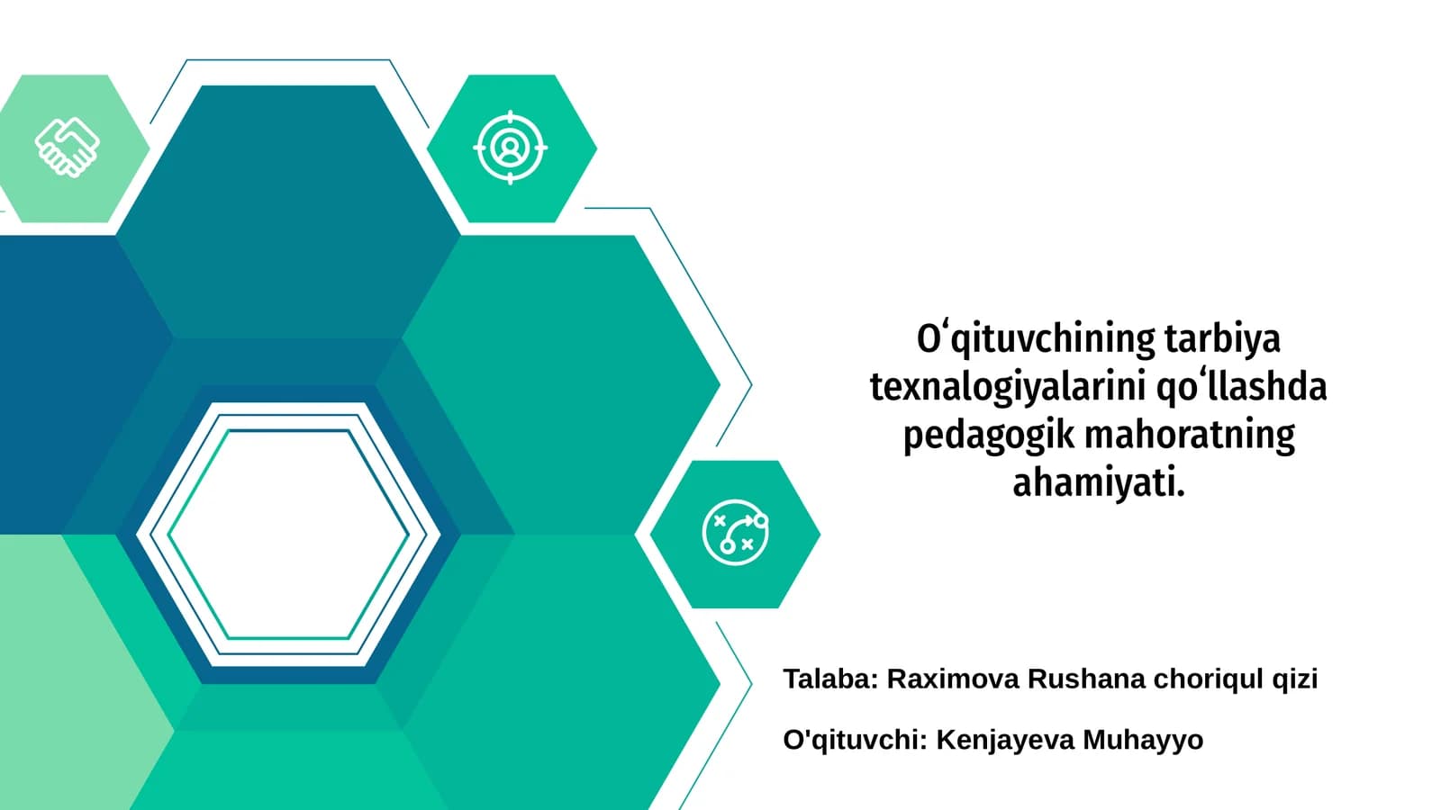 Oʻqituvchining Pedagogik Mahorati