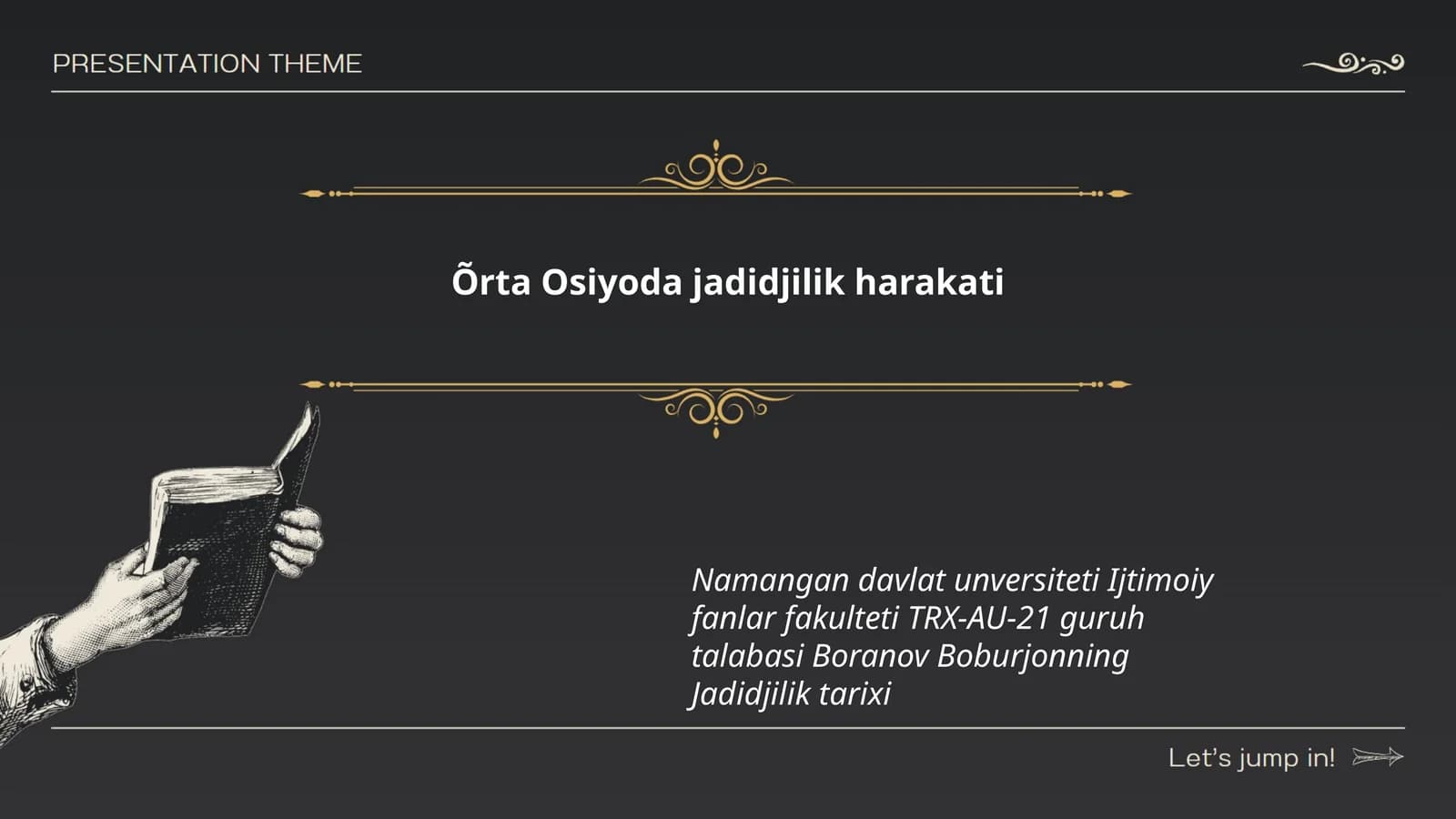 Jadidjilik tarixi