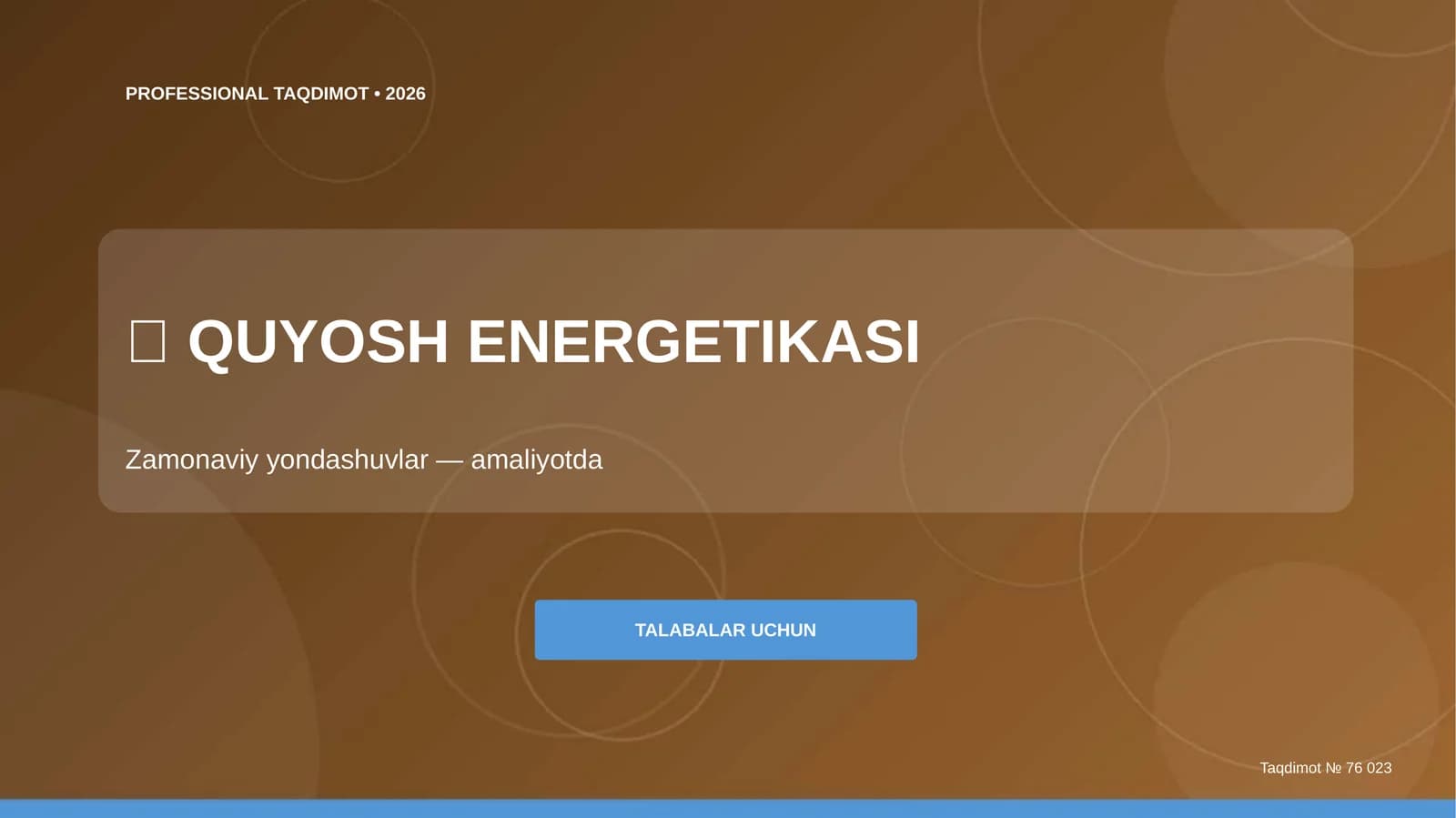 QUYOSH ENERGETIKASI