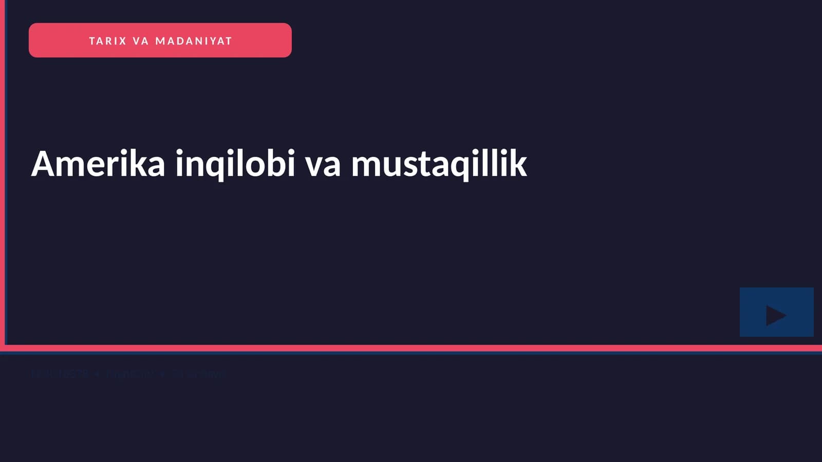 Amerika inqilobi va mustaqillik