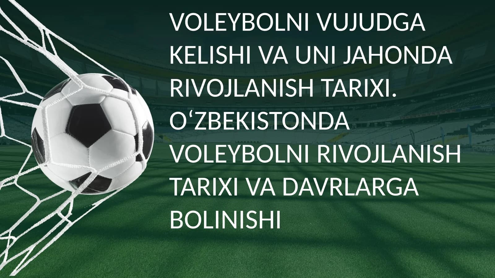 Voleybol tarixi