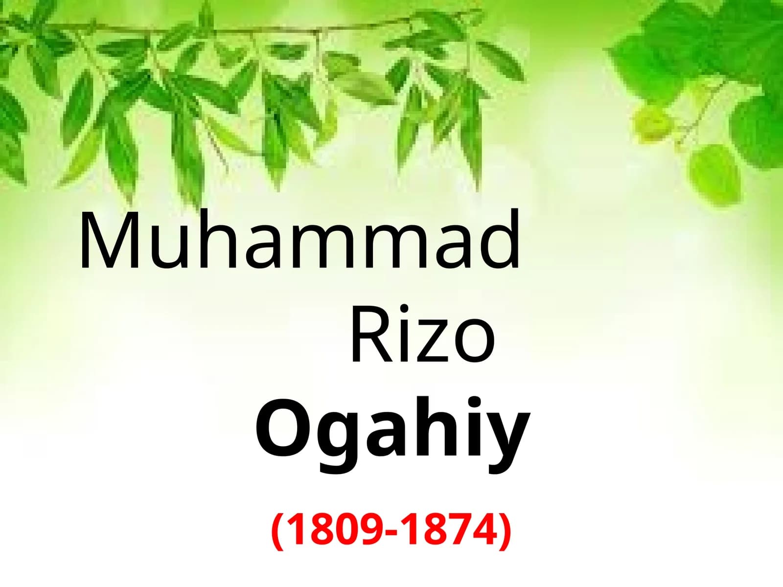 MuhammadRizoOgahiy