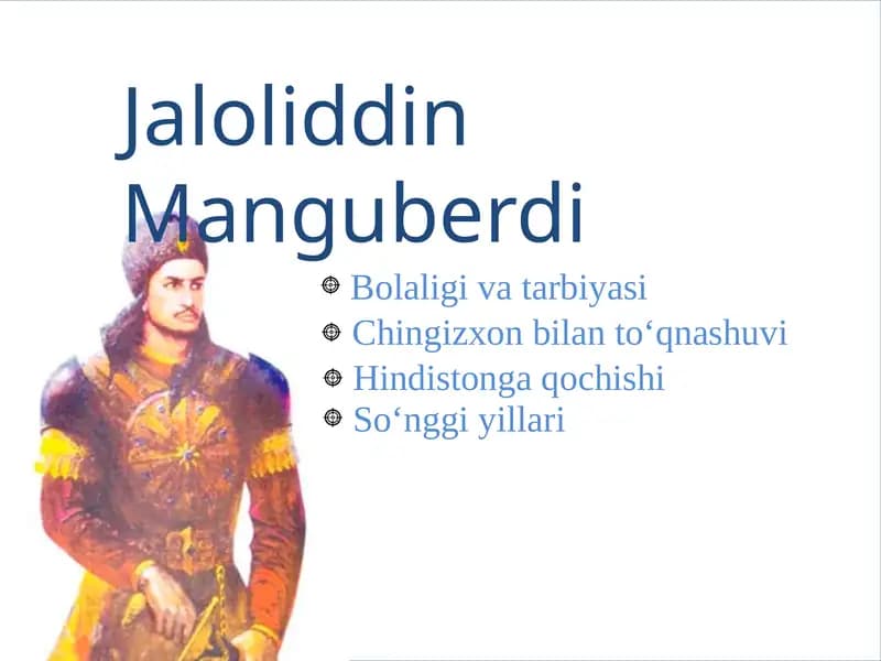 Jaloliddin Manguberdi