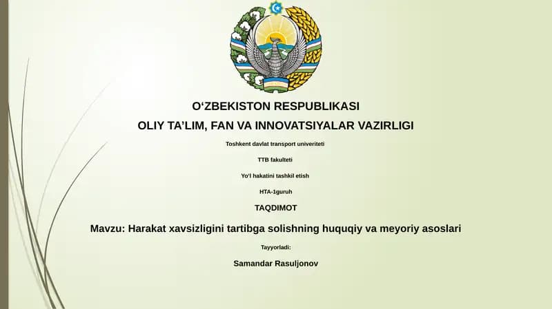 Yoʻl hakatini tashkil etish