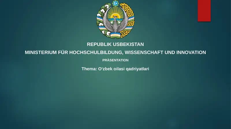 Oʻzbekoilasiqadriyatlari