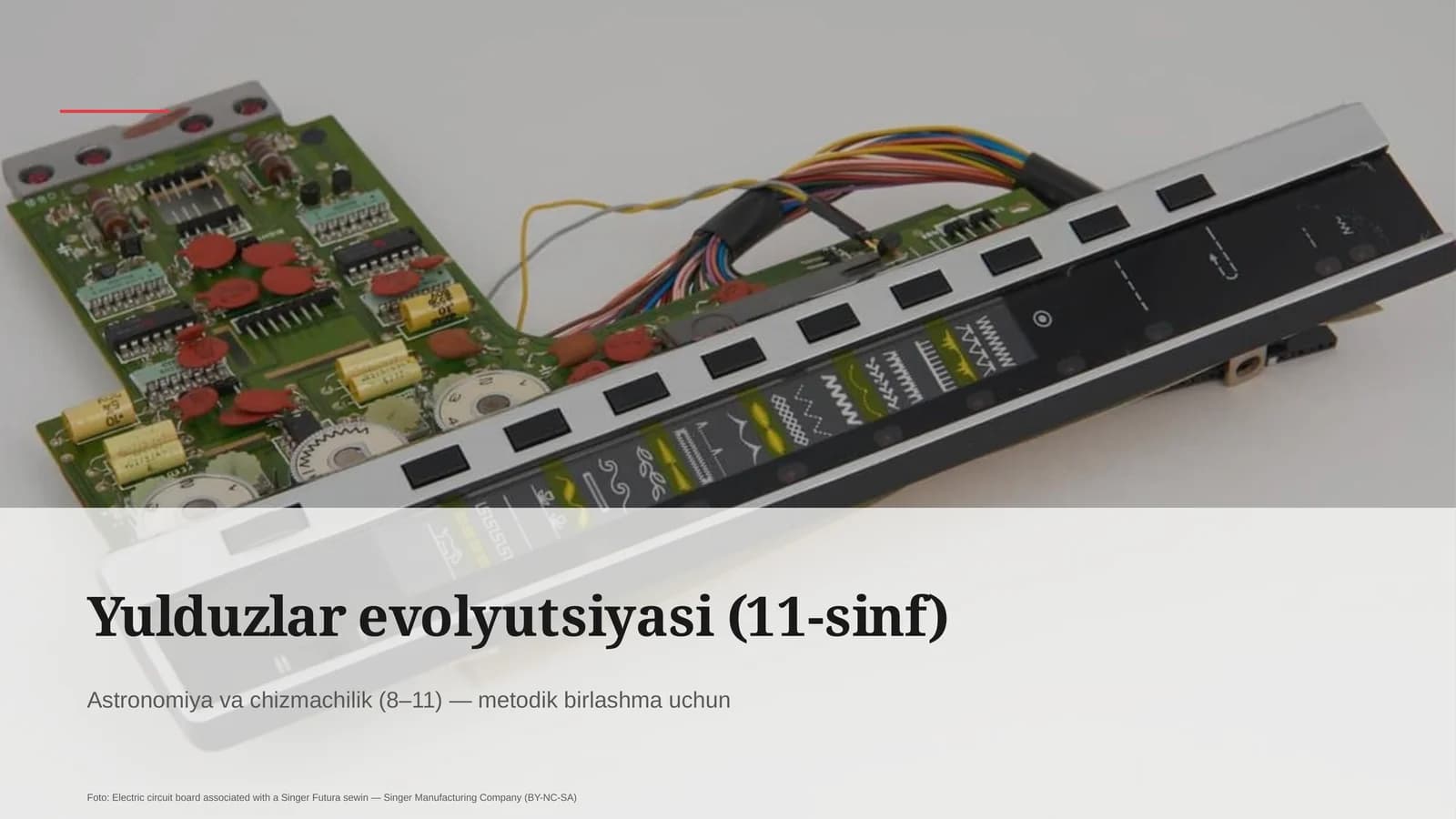 Yulduzlar evolyutsiyasi (11-sinf)