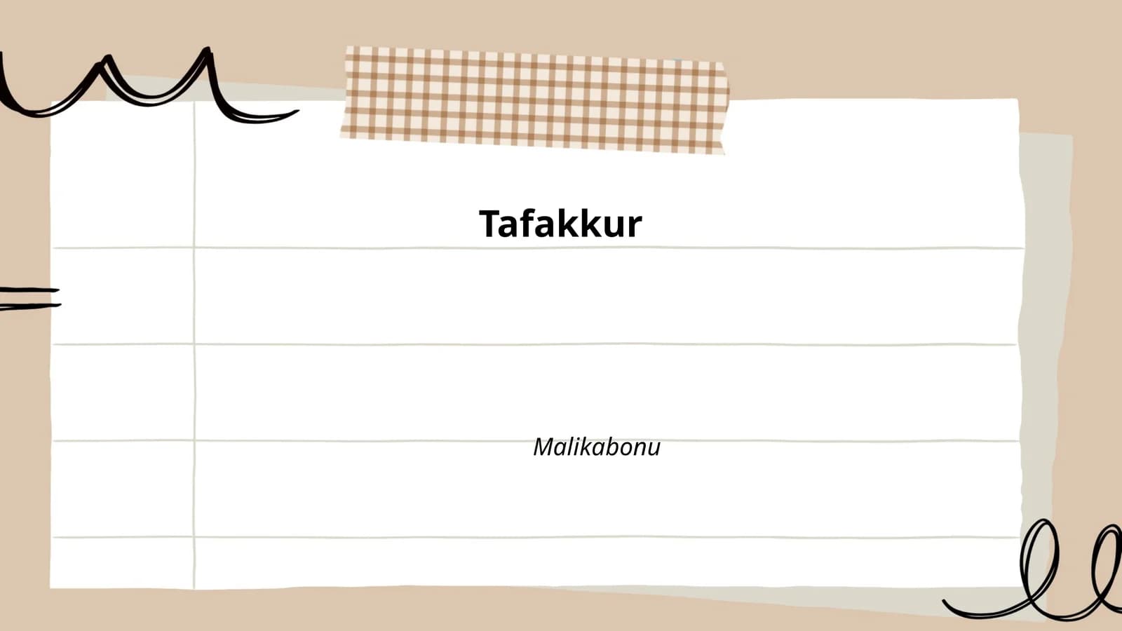 Tafakkur
