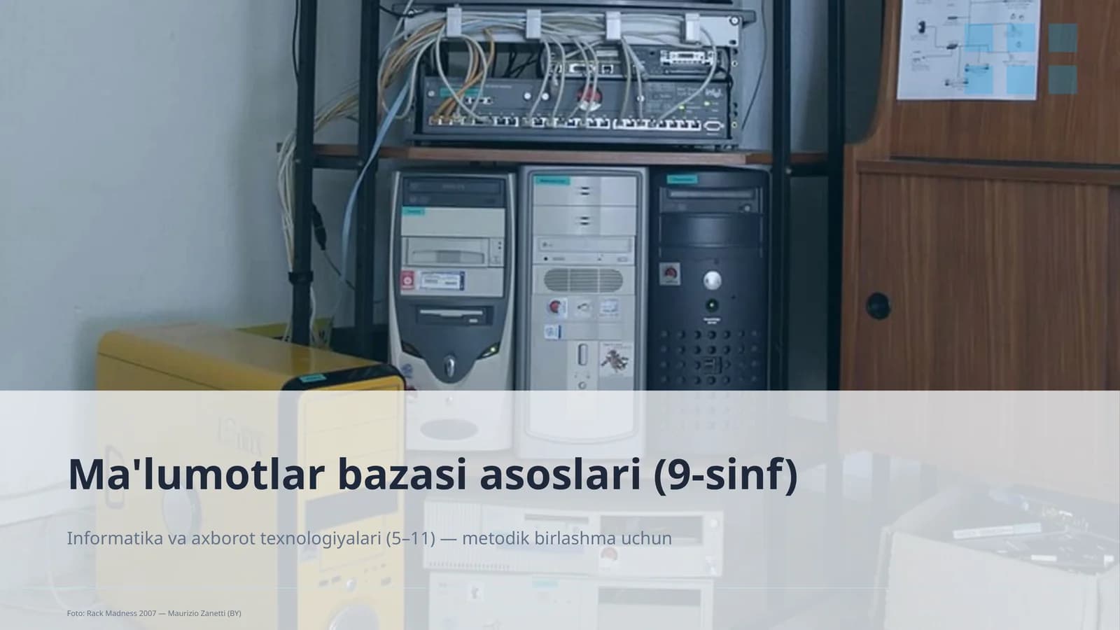 Ma'lumotlar bazasi asoslari (9-sinf)