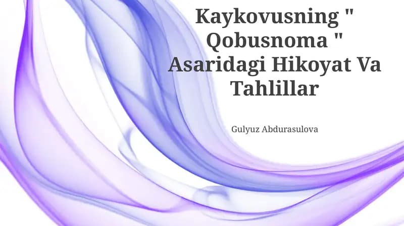 Qobusnoma
