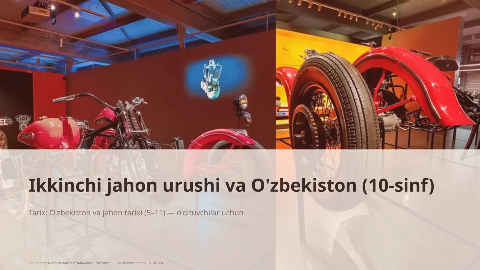 Ikkinchi jahon urushi va O'zbekiston (10-sinf)