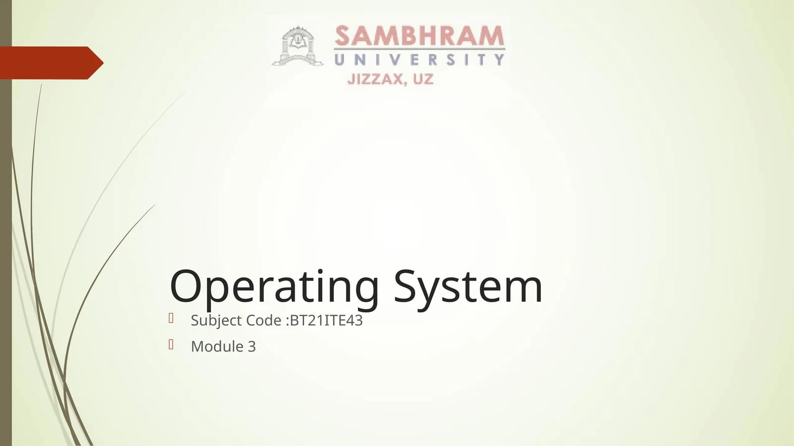 Operating System Concepts