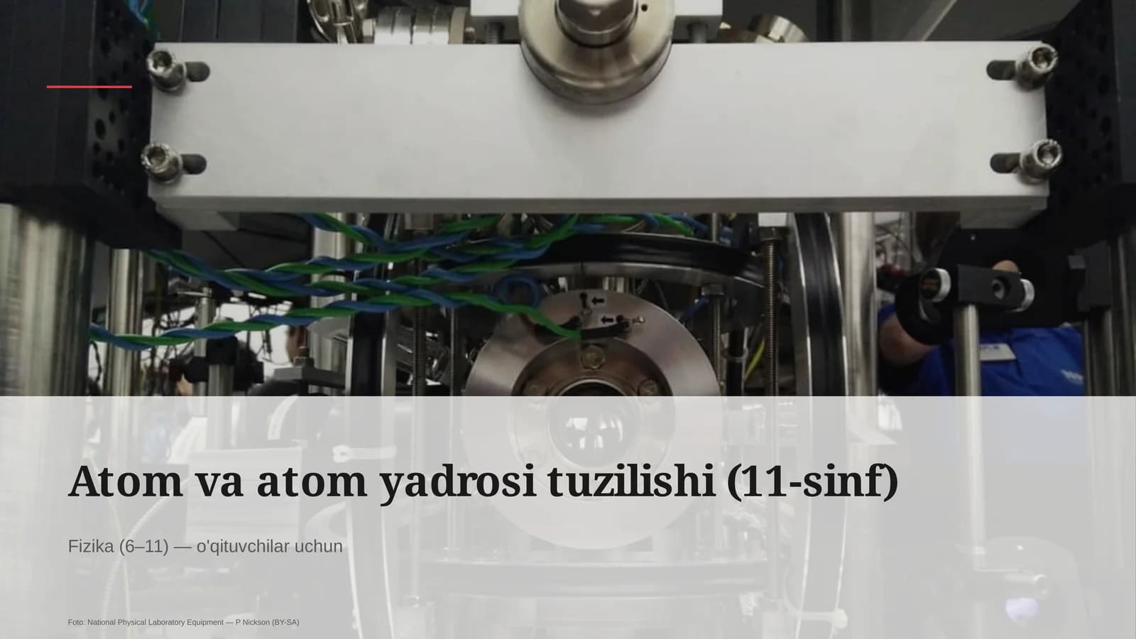 Atom va atom yadrosi tuzilishi (11-sinf)
