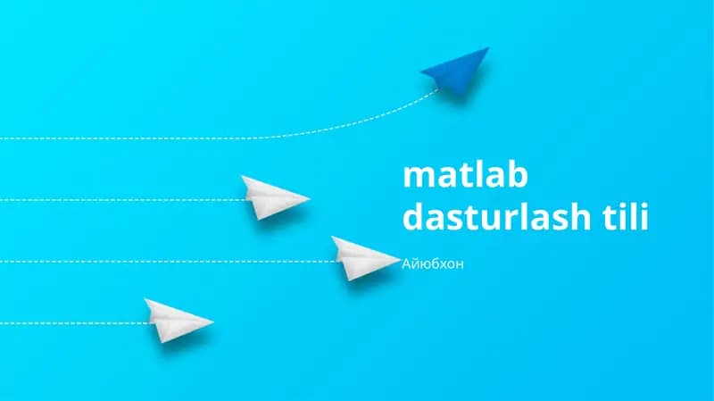 MATLABga Kirish