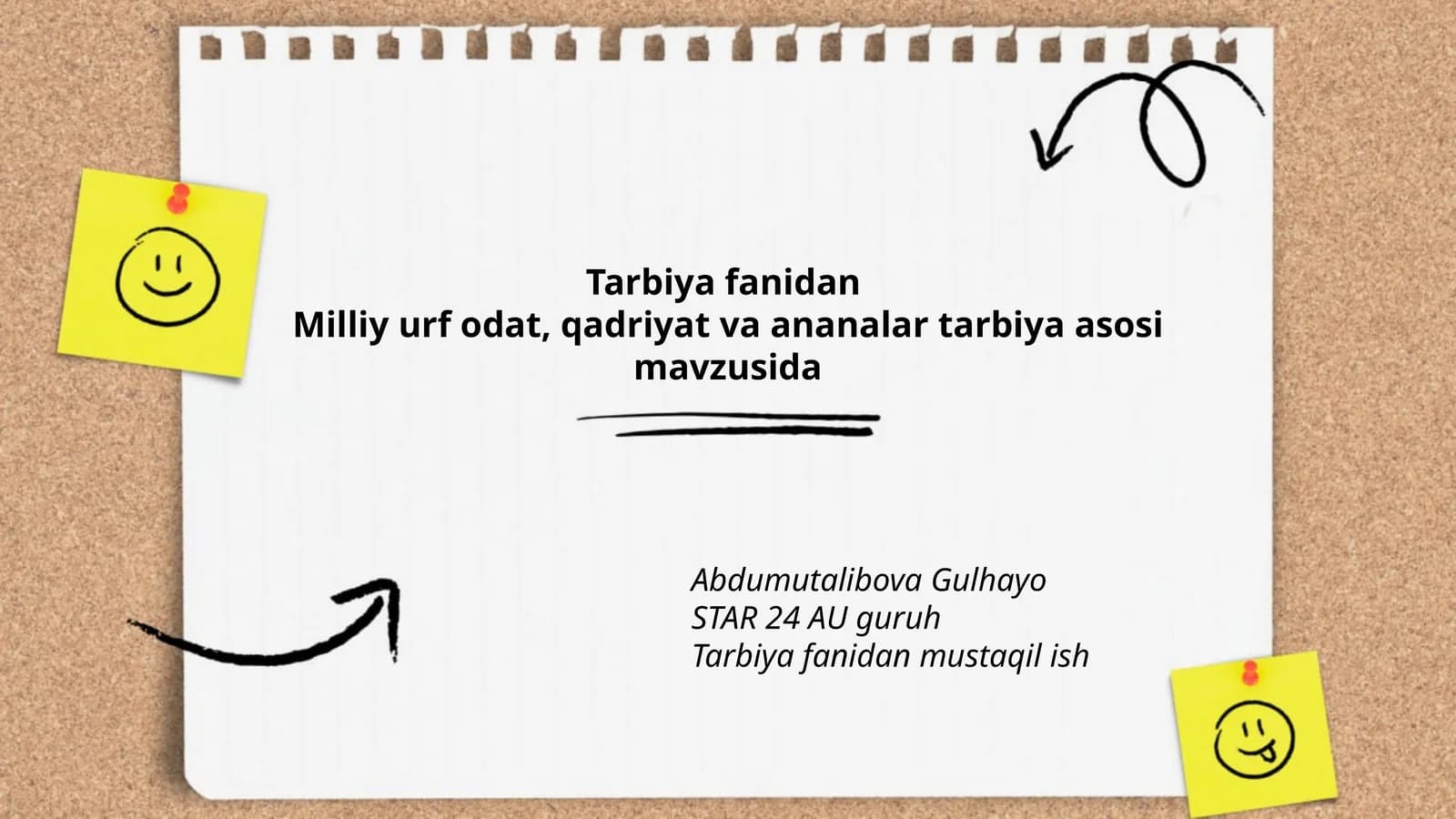 Tarbiya fanidan