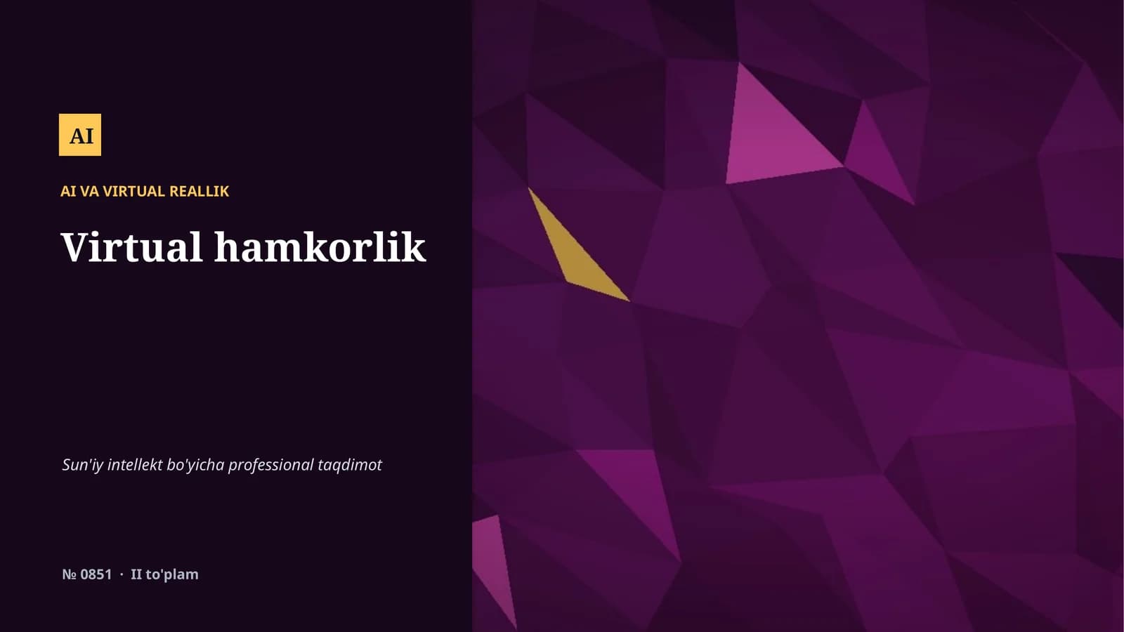AI VA VIRTUAL REALLIK