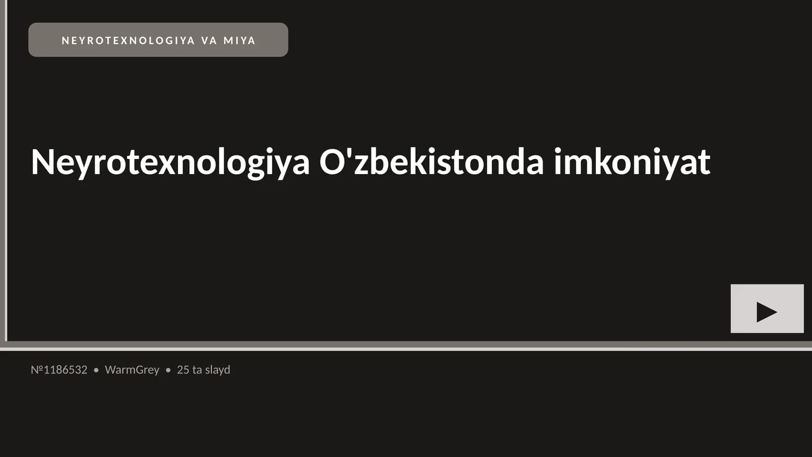 NEYROTEXNOLOGIYA VA MIYA