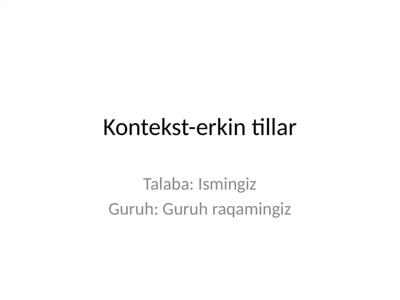 Kontekst-erkin tillar
