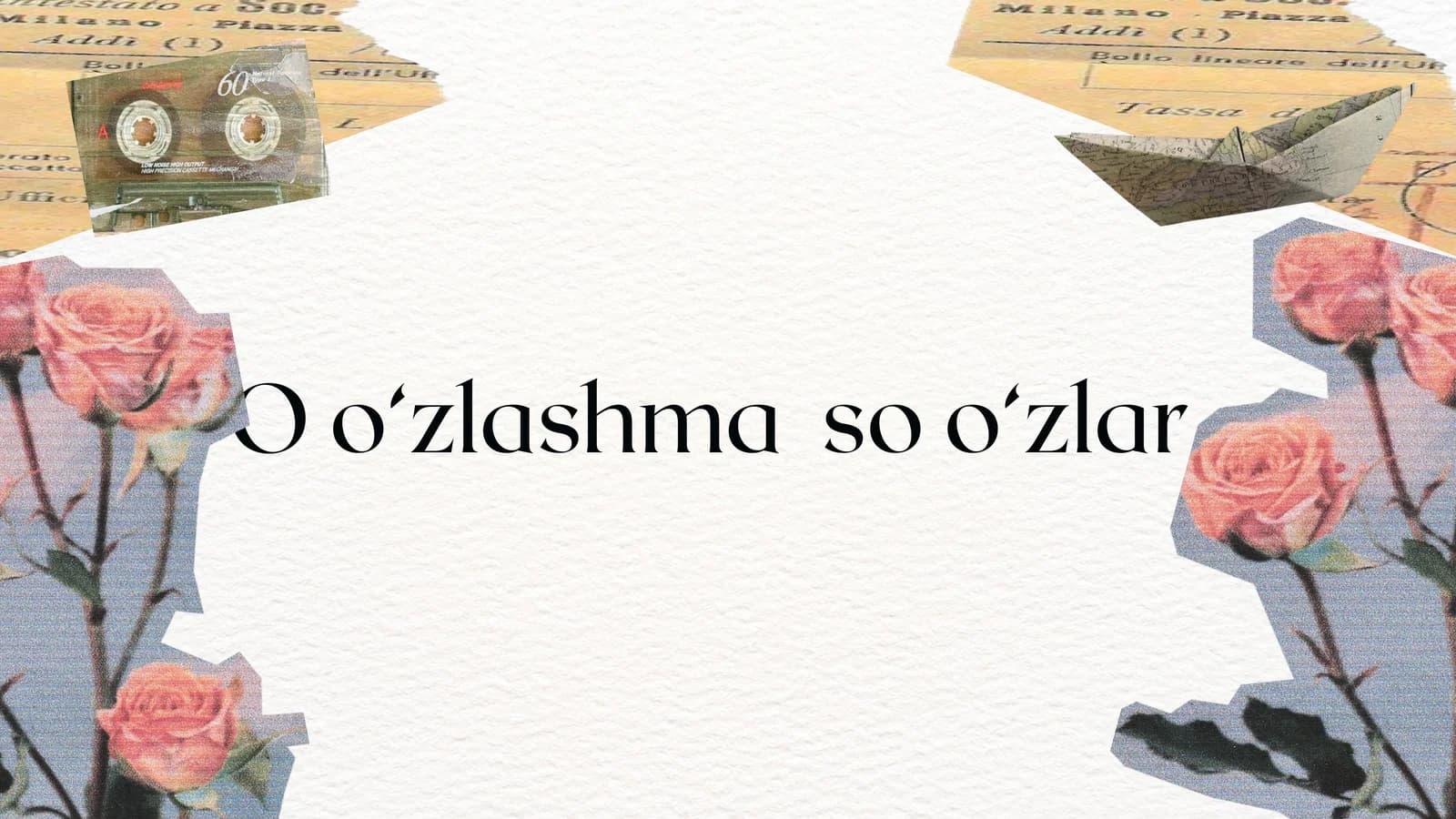 O'zlashma so'zlar