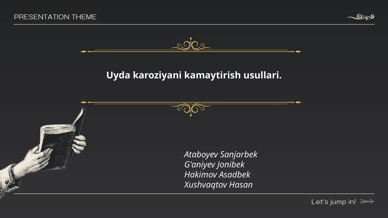 Uyda karoziyani kamaytirish usullari