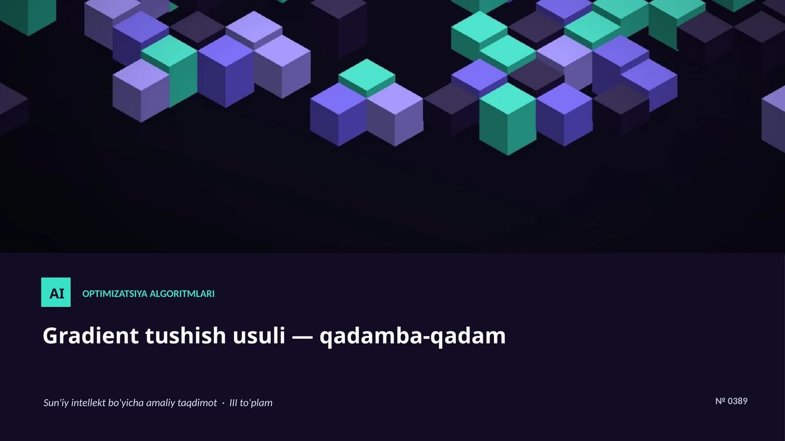Optimizatsiya algoritmlari