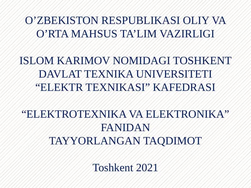 UCH FАZАLI TRАNSFОRMАTОRLАR