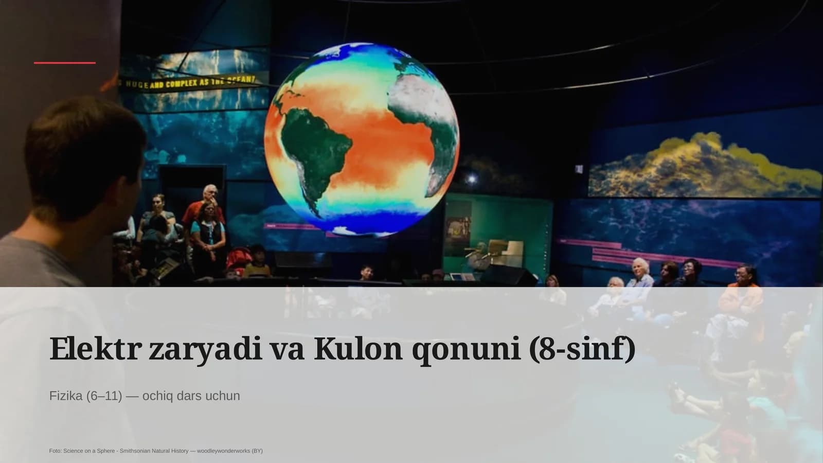 Elektr zaryadi va Kulon qonuni (8-sinf)