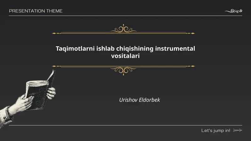 Microsoft PowerPoint va uning dizayn imkoniyatlari