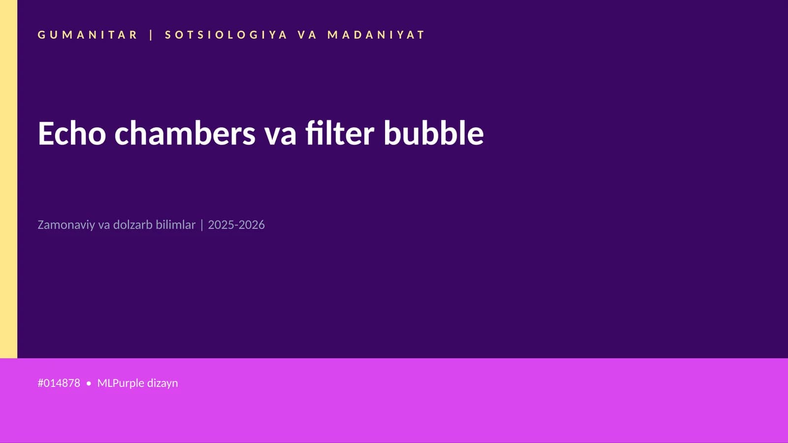Echo chambers va filter bubble