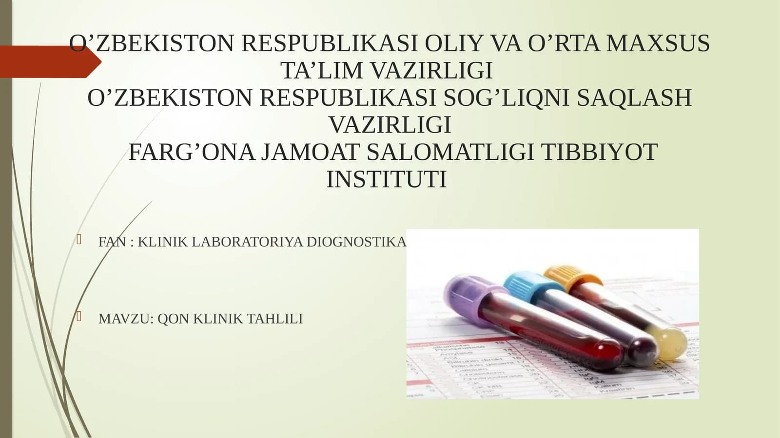 QON KLINIK TAHLILI