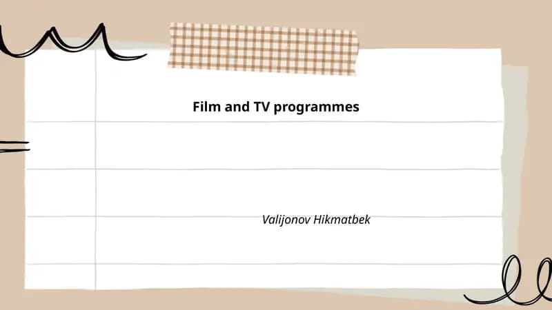 Film genres