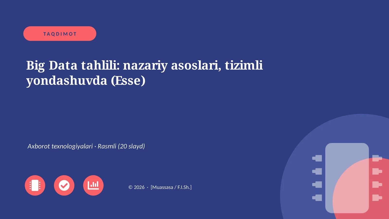 Big Data tahlili: nazariy asoslari, tizimli yondashuvda