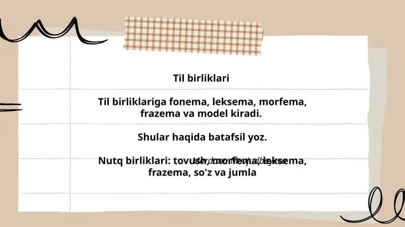 Til birliklari