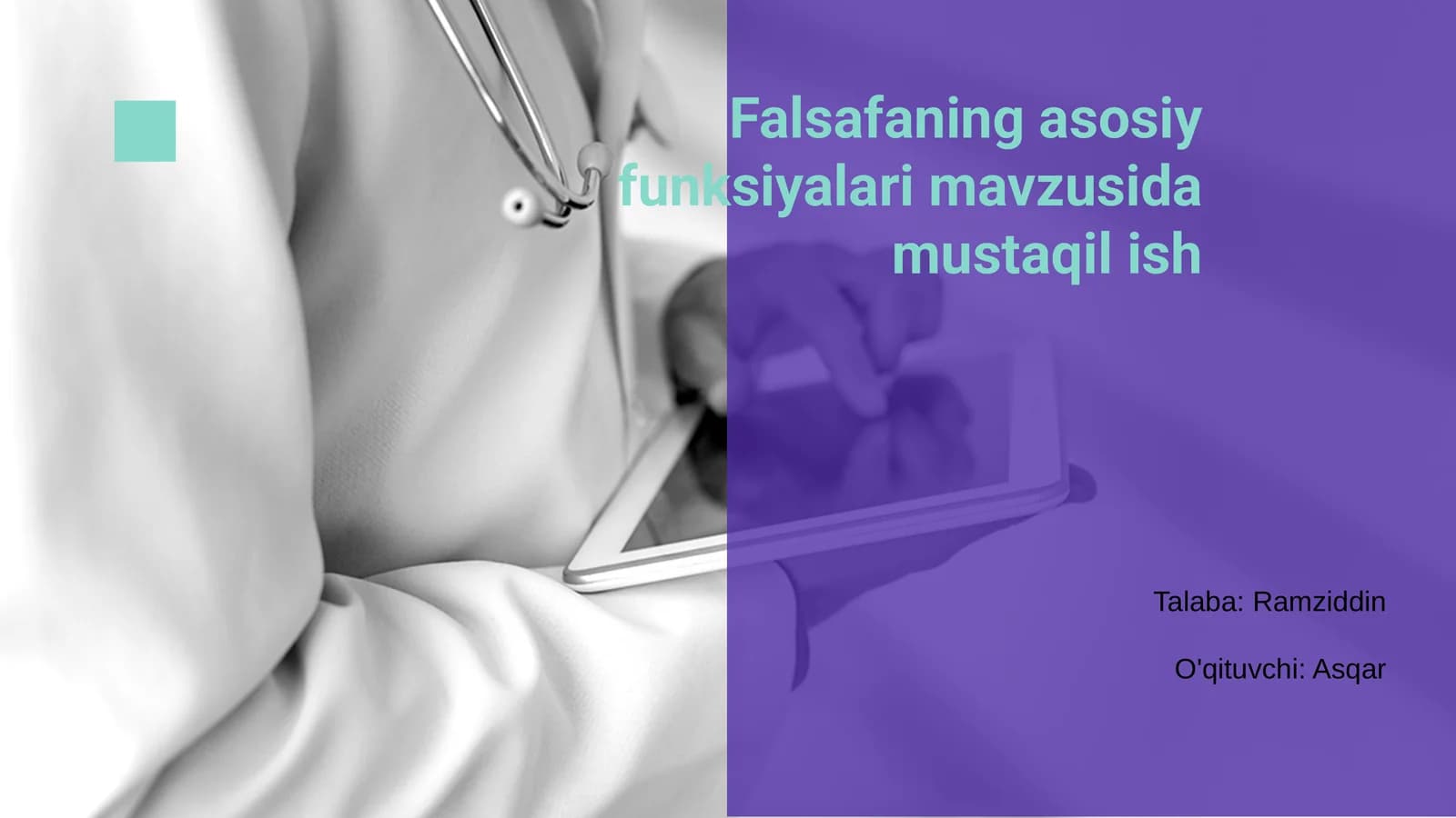 Falsafaning asosiy funksiyalari