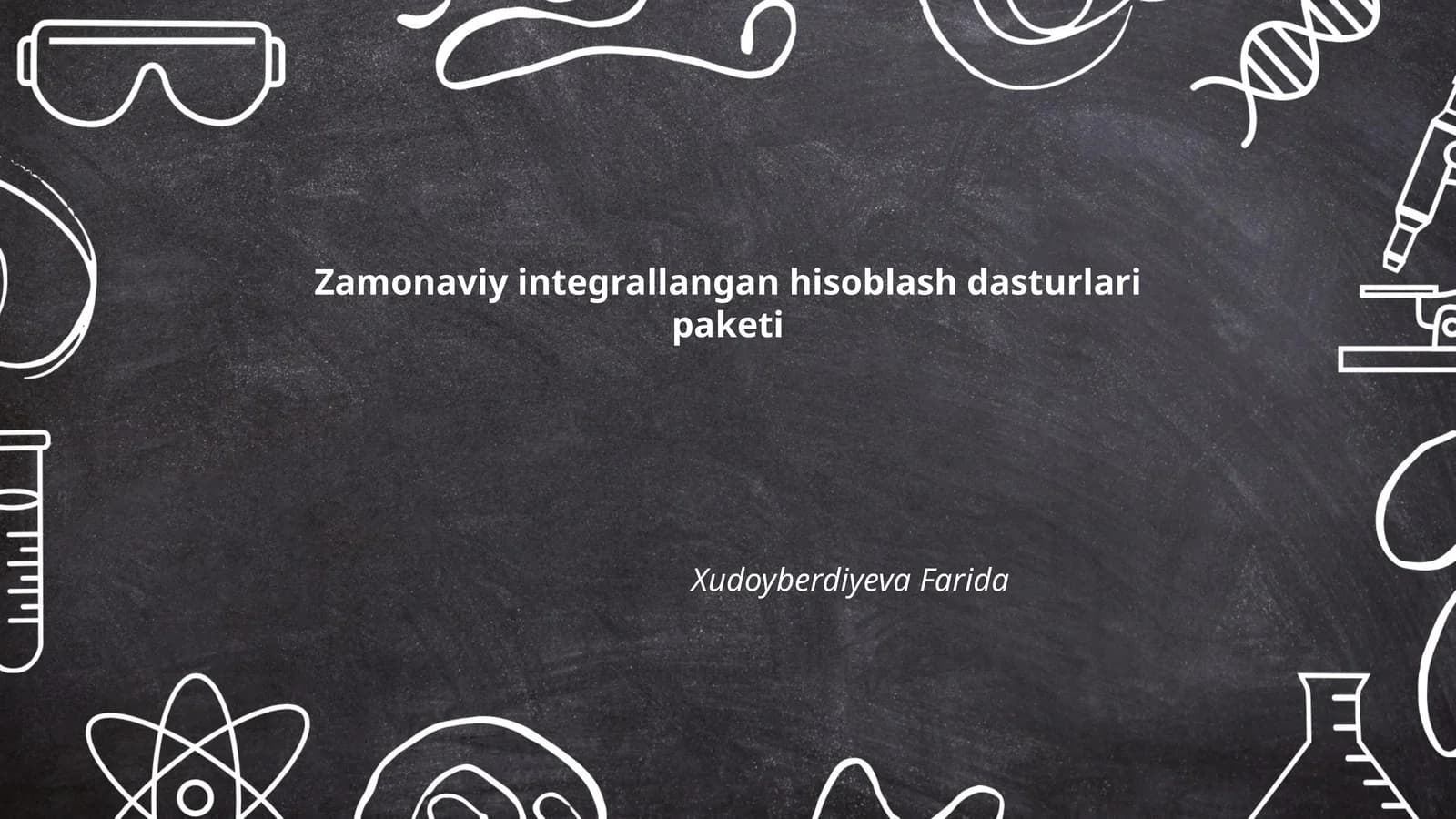 Zamonaviy hisoblash dasturlari paketi