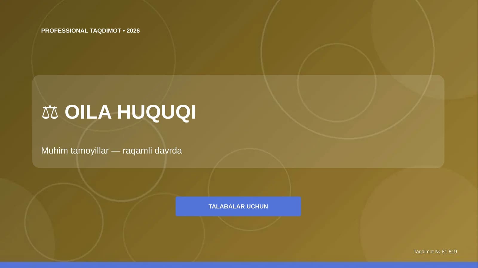 OILA HUQUQI