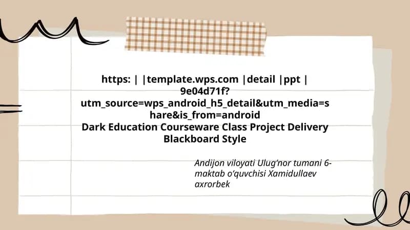 Dark Education Courseware Class Project Delivery Blackboard Style